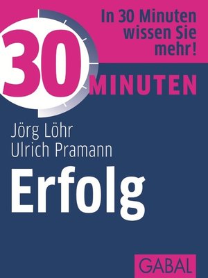 cover image of 30 Minuten Erfolg